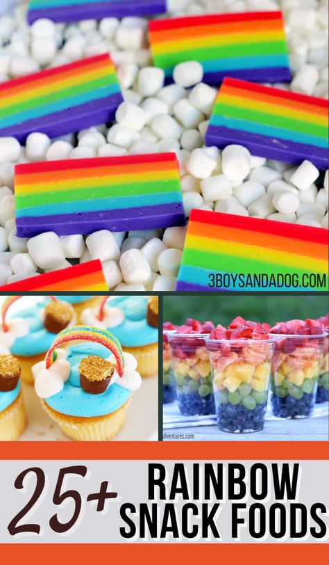 Rainbow Snack Ideas, Rainbow Snacks For Kids, Food Crafts For Kids, Rainbow Smoothie Recipes, Rainbow Salsa, Swirl Sugar Cookies, Rainbow Party Food, Rainbow Foods, Rainbow Snacks