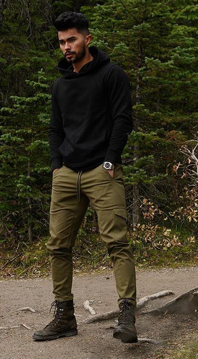 Mens Fall Outfits Casual Country, Work Boots Outfit Men, Mens Hiking Outfit Fall, Men’s Casual Fashion, 2023 Mens Fashion Trends, Rugged Mens Fashion Summer, Fashion Esthetics, Mens Rugged Style, Rugged Clothes