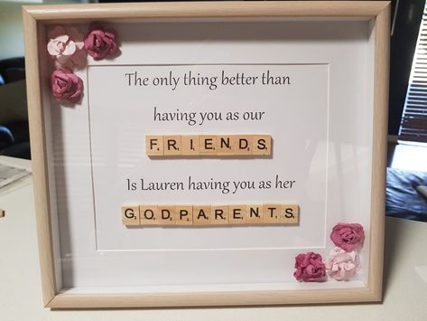 Asking People To Be Godparents, How To Ask Godparents Ideas Diy, Asking Friend To Be Godmother, Unique Godparent Request Ideas, Cute Ways To Ask Godparents Diy, Asking For Godparents Ideas, Ideas For Asking Godparents, Do You Want To Be My Godparents Ideas, Ideas To Ask To Be Godparents