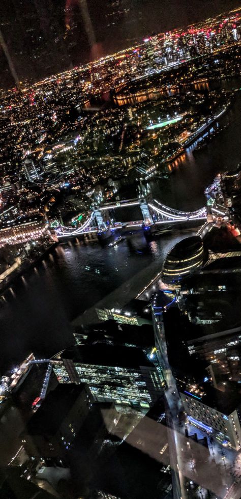 London Night View From Window, London Hotel Room View Night, London Skyline At Night, The Shard Aesthetic, Uk Night Aesthetic, Central London At Night, London Night Wallpaper, London Rich Aesthetic, London At Night Aesthetic