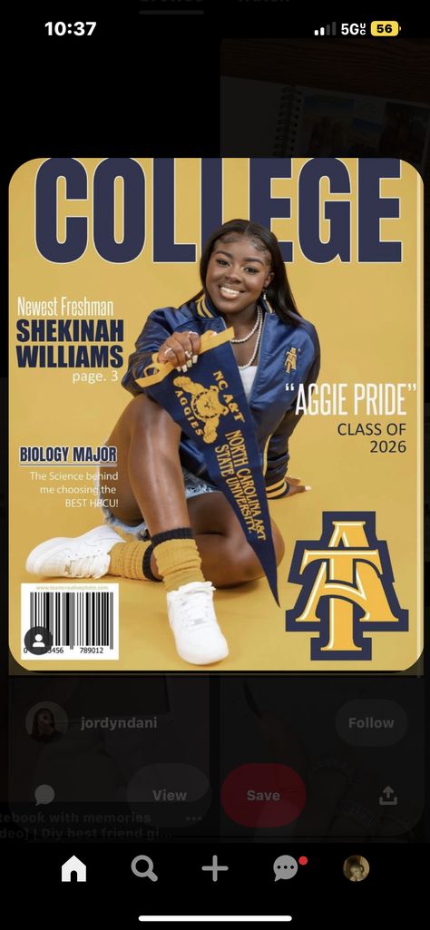 Magazine Cover Photoshoot Ideas, Class Of 2023 Graduation Party Ideas, Miss Freshman Campaign Ideas Hbcu, Hbcu Campaign Ideas, Grad Magazine Cover, Commitment Photos College, College Campaign, Spelman College Decision Day, Commitment College Photos