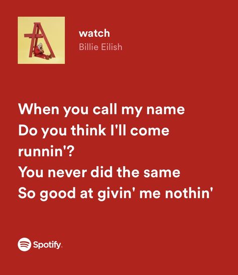 Lyrics Billie Eilish, Billie Eilish Lyrics, Singer Quote, Meaningful Lyrics, Music Recommendations, Song Lyric Quotes, Best Song Ever, Lyric Poster, Favorite Lyrics