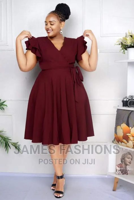 Church Dresses For Black Women, Dresses For Black Women, Corporate Clothes, Corporate Gowns, Optimism Quotes, Designer Dresses Elegant, Code Secret, Bubu Gown Styles, Classy Short Dresses