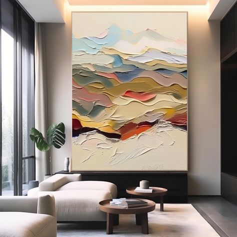 Large colorful abstract painting texture, colorful modern, hand drawn abstract art large canvas art modern art, living room home decoration Giant Painting, Abstract Painting Texture, Art Tricks, Modern Art Living Room, Abstract Art Large, Canvas Art Modern, Art Large Canvas, Painting Texture, Colorful Abstract Painting