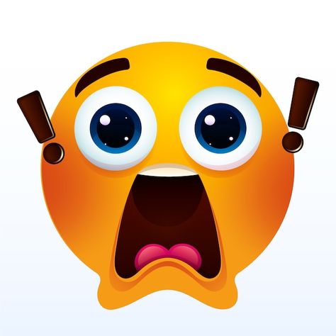 Free vector gradient shocked emoji illus... | Free Vector #Freepik #freevector #emoji #feelings #emotions #emoticon Shocking Emoji, Emoji Illustration, Shocked Emoji, Emoji Png, Funny Emoji Faces, Vector Gradient, Emoji Faces, Funny Emoji, Vector Free