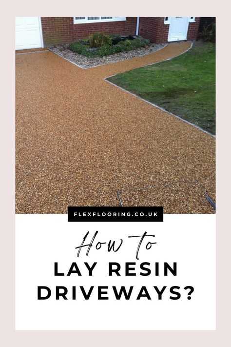 When laying resin driveways, you need to check whether the surface is suitable, whether the base is stable and if there’s any damage or cracks on the surface. Resin Driveway, Barndominium, Fixer Upper, Driveway, Stables, Curb Appeal, Cottage, Los Angeles, Kerb Appeal