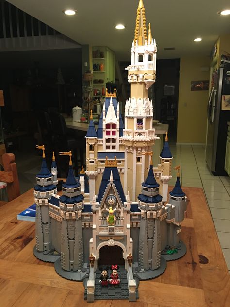 Lego Disney Castle, Castle Disney, Lego Castle, Disney Castle, Disney Dolls, Put Together, 10 Days, Disneyland, Lego