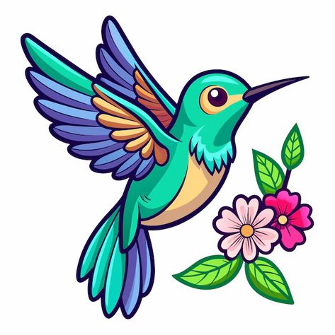 Cartoon Hummingbird, Painting Techniques Canvas, Basic Drawing For Kids, Hummingbird Drawing, Butterfly Sketch, Mexican Art Tattoos, Wood Yard Art, Bird Stencil, Indian Art Gallery