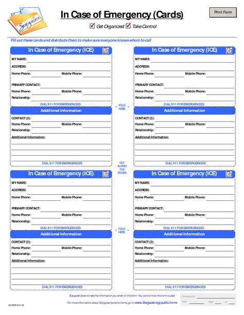 Contact Card Template, Medical Printables, Flash Card Template, Medical Card, Medical Binder, Emergency Binder, Badge Template, Emergency Preparedness Kit, Contact Card