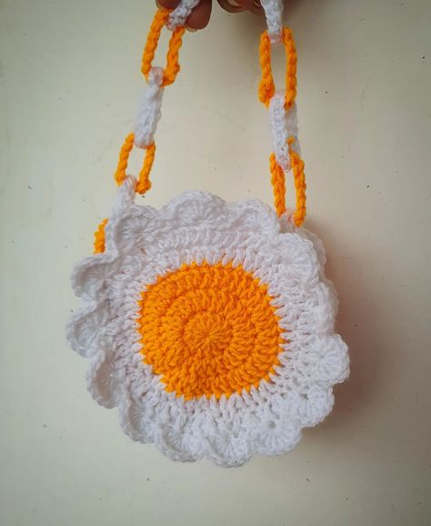 Crochet Daisy Bag DM to order #crochetbag #crochet #bag #daisy #crochetart Crochet Daisy Bag, Daisy Bags, Crochet Animals Free Patterns, Crochet Daisy, Crochet Art, May 27, Crochet Animals, Free Patterns, Crochet Bag