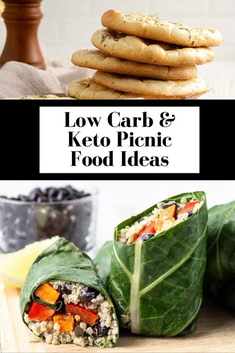 Do you want to plan a delicious keto picnic without having to cater to different diets? We’ve rounded up some delicious low-carb recipes, including keto-friendly picnic food that is perfect for cookouts and picnics. These low-carb and keto recipes show keto picnic food doesn’t need to be restrictive, and you can venture beyond the standard rotisserie chicken or ribs. Low Carb Picnic Food, Low Carb Picnic Food Ideas, Keto Picnic Food, Keto Picnic Food Ideas, Low Carb Picnic, Keto Picnic, Fall Picnic Food, Picnic Finger Foods, Picnic Appetizers