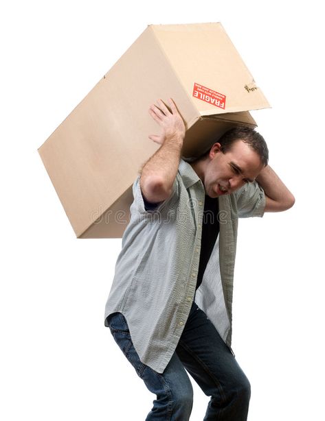 Man Lifting Heavy Box. A young man lifting a larg heavy box, isolated against a , #Sponsored, #Box, #young, #man, #Man, #Lifting #ad People Carrying Heavy Things, 3d Pose, Life Drawing Reference, Human Figures, Heavy Weight Lifting, Figure Reference, Human Anatomy Art, Anatomy Poses, Human Reference