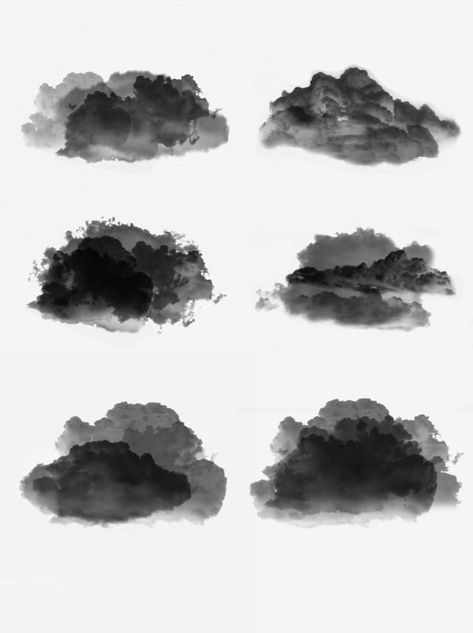 chinese style,antiquity,ink,ink cloud,black,cloud,transparent cloud Smokey Clouds Tattoo, Black Clouds Tattoo, Dark Clouds Drawing, Dark Clouds Tattoo, Black Cloud Tattoo, Cloud Material, Ink Clouds, Chinese Painting Flowers, Watercolor Clouds