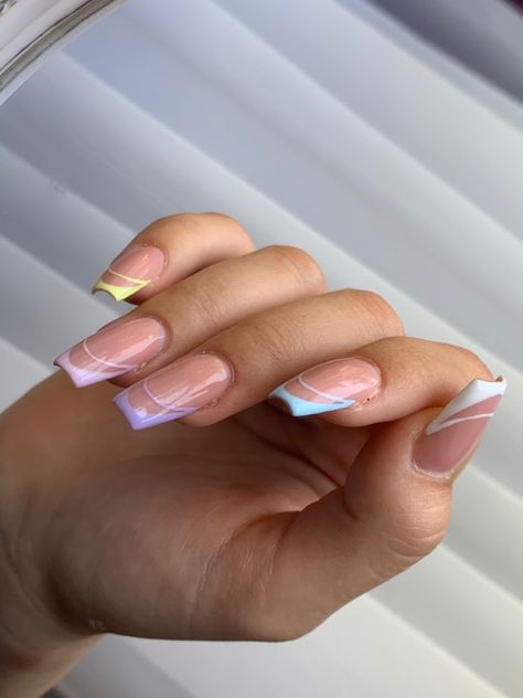 Summer nails Nails Inspiration Ballerina, Luxurious Nails, Acrylic Nails Almond Shape, Classic Nails, Almond Acrylic Nails, Ballerina Nails, White Nail, Summer Acrylic Nails, Fire Nails