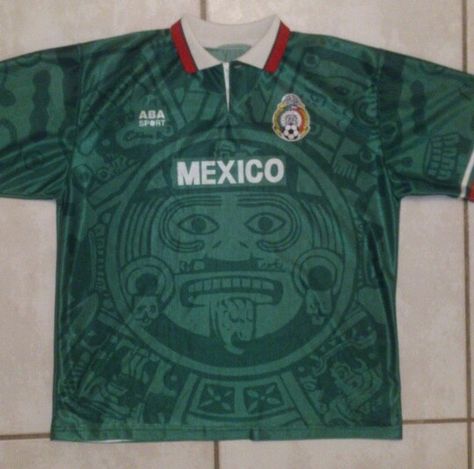 Vintage ABBA SPORT Mexico National Team Soccer Jersey Corporate Espionage, Mexican Jersey, Mexico Football Jersey, Vintage Mexico Jersey, Brazil Retro Jersey, Clothes Game, Vintage Soccer Jersey, Mexico Soccer Shirt, Mexico National Team