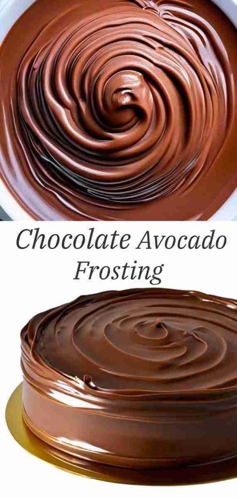 Chocolate Avocado Frosting Makes Your Desserts Extra Special Sugar Free Chocolate Frosting, Keto Almond Cake, Vegan Chocolate Icing, Keto Bundt Cake, Sugar Free Angel Food Cake, Healthy Chocolate Frosting Recipe, Keto Chocolate Frosting, Keto Spice Cake, Healthy Chocolate Frosting