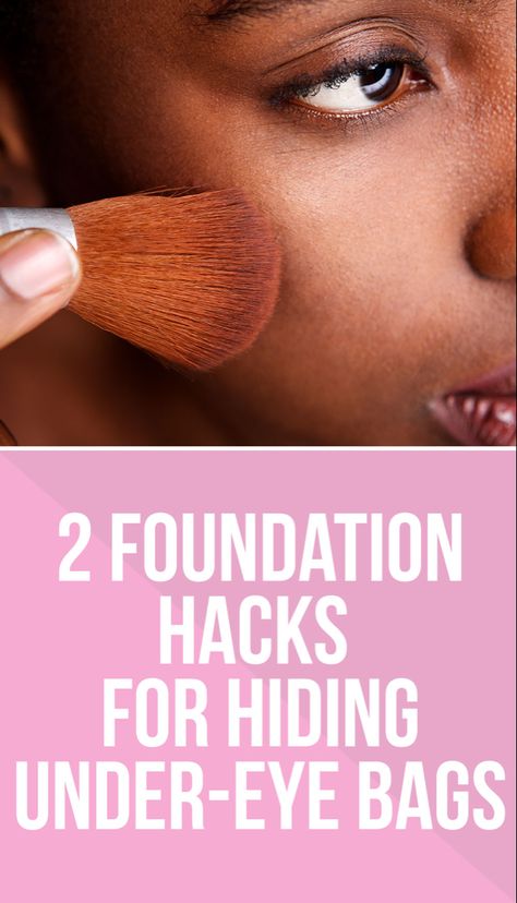 Hide Bags Under Eyes Make Up, How To Hide Under Eye Bags With Makeup, How To Cover Bags Under Eyes, How To Cover Under Eye Bags, How To Hide Under Eye Bags, African American Makeup Tutorial, Puffy Eyes Makeup, Broken Eyeshadow, Eye Bags Makeup