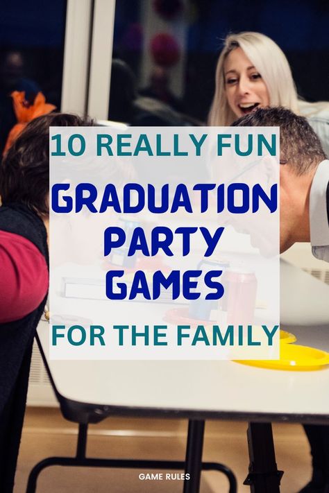 Graduation party games activities, graduation party games outdoor, graduation party game ideas high school, and more! Graduation Party Game Ideas, Graduation Party Games Activities, Party Games Outdoor, Graduation Party Activities, College Party Games, Outdoor Graduation Party, Teen Christmas Party, Adult Birthday Party Themes, Party Games For Ladies