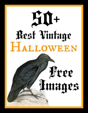 Best Free Vintage Halloween Images! Great for all of your Halloween Craft and DIY Projects! #Halloween Imprimibles Halloween, Table Halloween, Vintage Halloween Images, Dead Makeup, Halloween Apothecary, Apothecary Labels, Witch Party, Image Halloween, Halloween Things