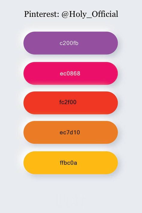 Hot Color Palette, Flat Color Palette, Ui Color, Website Color Palette, Color Mixing Chart, Color Design Inspiration, Hex Color Palette, Color Palette Challenge, Color Schemes Colour Palettes