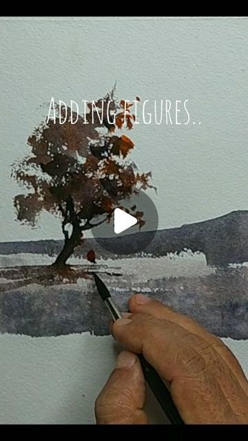 Vanidas Mangathil on Instagram: "Simple Watercolors as daily practice... Brush works and individual elements practice...  Any guess on the main colors used?  Please let me know if this is helpful. Will be happy to answer any questions..  Many full length Watercolor tutorials are available on my YouTube channel (link in bio).." Intermediate Watercolor Tutorials, Watercolor Tutorial Videos, Loose Watercolor Paintings, Watercolor Paintings Nature, Watercolor Tips, Loose Watercolor, Watercolor Paintings Tutorials, Easy Watercolor, Watercolour Tutorials