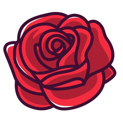 Cute Flower Drawing, Beauty And The Beast Theme, Icon Design Inspiration, Flower Icons, Rose Icon, Free Icon, Animated Icons, More Icon, Blooming Flowers