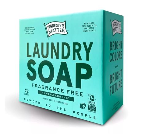 Does Rockin' Green Laundry Detergent Work? And Does it Remove Dye From Clothes? | Apartment Therapy Powder Laundry Soap, Laundry Stripping, Green Laundry, Powder Laundry Detergent, Laundry Powder, Coconut Soap, Natural Laundry, Cleaning Day, Laundry Soap