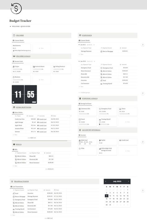 Personal finance budget tracker in Notion. Keep track of your income, expenses, and savings with this simple and easy-to-use. #Organisation #Personal_Notion_Ideas #Notion_Budget_Tracker #Notion_Budget_Template Personal Notion Ideas, Notion Budget Tracker, Notion Budget Template, Notion Finance Tracker, Notion Tracker, Notion Inspiration, Journal Key, Finance Budget, Notion Inspo