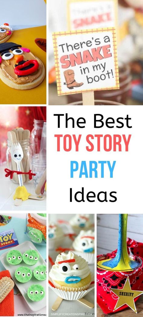 Toy Story Birthday Decorations Diy, Toy Story Birthday Party Activities, Toy Story Movie Night Food, Toy Story Inspired Food, Toy Story Movie Night, Toy Story Party Games, Toy Story Birthday Food, Toy Story Treats Ideas, Toy Story Snack Ideas