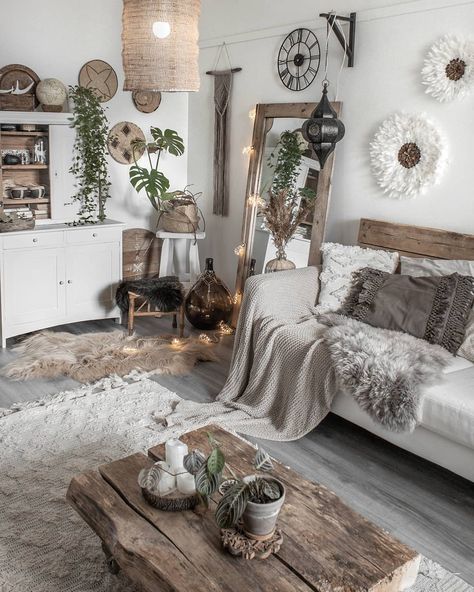 Grey Floors, Grey Floor, Rustic Inspiration, Bohemian Furniture, Boho Furniture, Boho Room, Rustic Boho, Boho Home Decor, Rustic Living