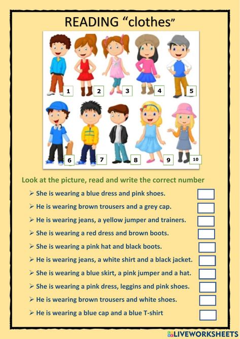 Clothes Worksheets For Kindergarten, Clothes Worksheets For Kids, Clothes Worksheets For Kids Activities, Seasons And Clothes Worksheet, Evs Worksheet For Class 1 Clothes, My Clothes Worksheet, Reading Excersices English, Weather And Clothes Worksheet, Vocabulary Clothes