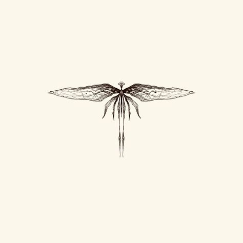 This little firefly would be so beautiful to tattoo above or beneath an elbow or a knee. ☺️☺️☺️ But whichever placement you come up with, it should be at least 10x10cm to age well. Send an 📧 to mottetattoo@mail.de for appointments and info. #leipzigtattoo #leipzigtattooartist #abstracttattoo #chaotictattoo #dotworktattoo #fireflytattoo #weirdfireflytattoo #surrealismtattoo Knee Tattoo Fineline, Winged Insect Tattoo, Minimalist Firefly Tattoo, Shaded Dragonfly Tattoo, Sun Bleached Flies Tattoo, Abstract Dragonfly Tattoo, 10 Cm Tattoo, Tattoos Above Knee, Side Neck Tattoos Women