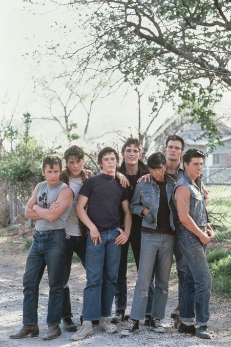 Young Matt Dillon, Young Movie, Outsiders Movie, Andrew Mccarthy, Anthony Michael Hall, The Outsiders 1983, Emilio Estevez, Brat Pack, Buster Keaton