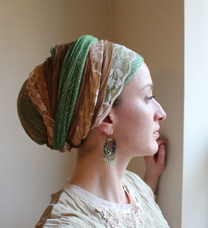 wrapunzel andrea grinberg layers lace tichel Hair Covering, Hair Wrap Scarf, Hair Scarf Styles, Jewish Women, Head Scarf Styles, Vintage Headbands, Head Wrap Scarf, Turban Style, Hair Cover