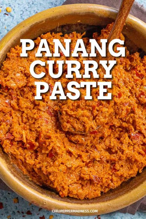 Penang Curry Thai, Penang Curry Recipe, Panang Curry Paste Recipe, Penang Curry Paste, Easy Panang Curry Chicken, Indian Curry Paste Recipe, Panang Curry Chicken, Curry Panang, Authentic Thai Panang Curry