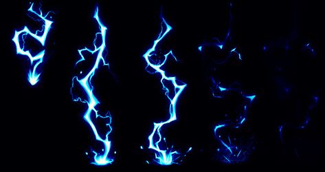 Lightning Effect Drawing, Electrocuted Illustration, Lightning Drawing Tutorial, How To Draw Electricity, Lightning Strike Drawing, Vfx Lightning, Draw Electricity, Drawing Electricity, Electricity Drawing