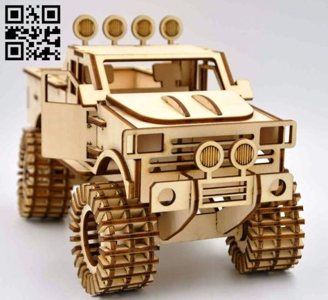 Jeep car E0012747 file cdr and dxf free vector download for laser cut – Download Vector Wood Toys Plans, Wooden Truck, Mdf Crafts, Land Rover Models, Laser Cnc, Cnc Projects, 3d Modelle, Gifts For Farmers, Vector Cut Files