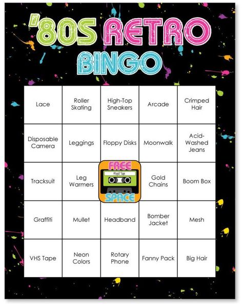 80s Birthday Party Games, 80s Theme Party Games, 80s Birthday Party Theme For Adults, Decades Party Theme, 80s Classroom Theme, Decades Party Ideas, 80s Aesthetic Party, Decade Theme Party, 80s Activities