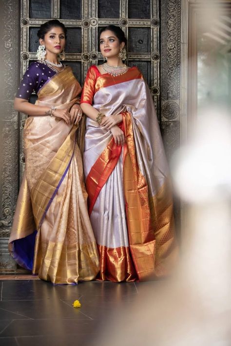 Saree 2023, Saree Outfits, Kerala Saree Blouse Designs, Kanjivaram Sarees Silk, Cape Fashion, Kora Silk Sarees, Kids Dress Collection, Bridal Sarees South Indian, Indian Bridal Sarees