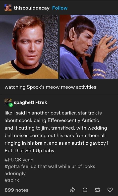 Spirk Fanart, Star Trek Kirk, Stark Trek, Fandom Star Trek, Star Treck, Star Trek Funny, Star Trek Art, Starship Enterprise, Star Trek Tos