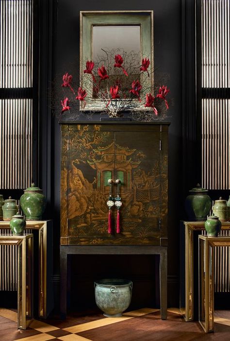 Chinoiserie Furniture, Asian Inspired Decor, Asian Interior Design, Chinese Interior, Chinoiserie Design, Asian Interior, Asian Furniture, Chinoiserie Decorating, Chinese Decor