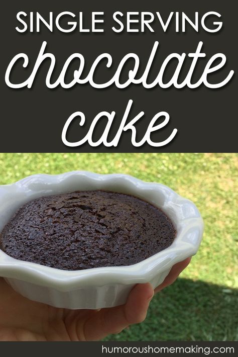 Single Serve Cake Oven, Single Serving Cake, Single Serve Cake, Batch Baking, Cake Oven, Batch Recipes, Cut Recipe, Cocoa Cake, Small Batch Baking