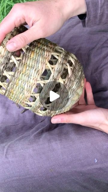 Elizabeth Crawford on Instagram: "Here is a sneak peak at the kind of basketry I will be teaching during the ‘Landscapes of Making’ residential programme at Embercombe this August 7th-11th!   The programme, co-facilitated by myself, @foundandground and @islajmacleod will be rich and varied. During your time weaving with me, you will be introduced to a range of plant materials growing in the beautiful Embercombe valley including yellow flag iris, reed mace and field rush, and from these you will make a small foraging basket like this one!   This course is designed to bring you more deeply into relationship and reciprocity with the land, your inner maker, and the wild materials that have been our allies in creativity and survival for millennia. We will journey through practices of harvest, c Reed Basket Weaving Diy, Foraging Basket, Rush Baskets, Nanak Jayanti, Basket Weaving Diy, Guru Nanak, Be Rich, Sneak Peak, The Land