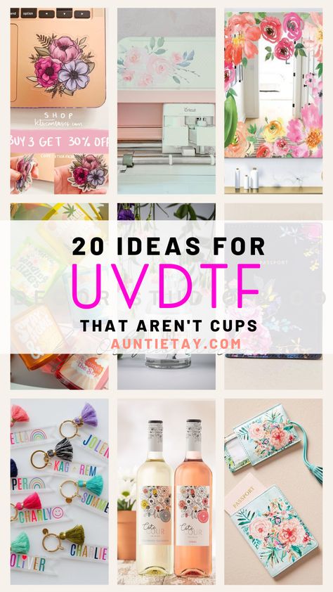 20 Ideas for UVDTF That aren't CUPS! Glass Tumbler Design, Winter Fonts, Cricut Projects Easy, Christmas Fonts Free, Sublimation Gifts, Holiday Fonts, Sublimation Ideas Projects Inspiration, Christmas Typography, Gift Tags Diy