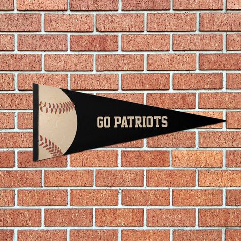 Sports Pennants, Baseball Pennants, Wall Flag, Stunning Interior Design, Sports Room, Pennant Flag, Vintage Classics, School Notebooks, Sports Decorations