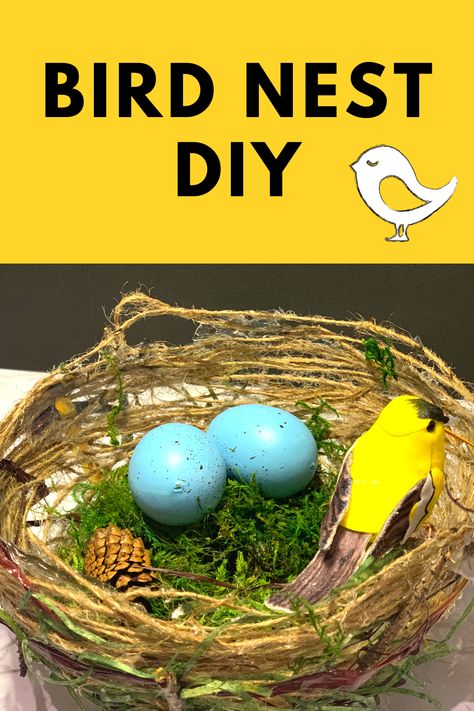 Nest Craft, String Balloons, Bird Nest Craft, Make A Bird, Fake Birds, Diy Birds, Holiday Images, Family Diy, Tiny Bird