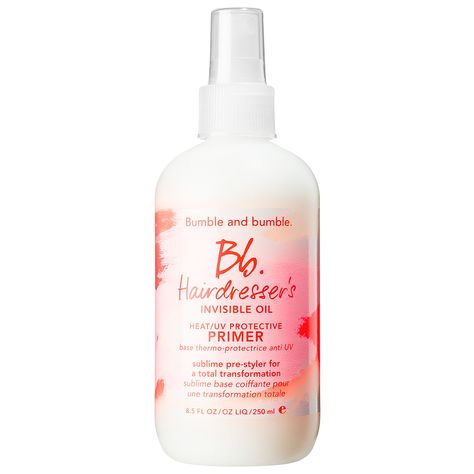 If you want to skip a day of styling, use this. I spritz it on my hair while its damp, blow-dry at night, and the next morning it requires absolutely no maintenance. Yay for extra sleep in the A.M.!  -Diana L., Assistant Site Content & Experience Producer #Sephora #TodaysObsession Best Primer, Heat Protectant, Coarse Hair, Bumble And Bumble, Brittle Hair, Makeup Primer, Heat Styling Products, Anti Frizz Products, Protective Hairstyles