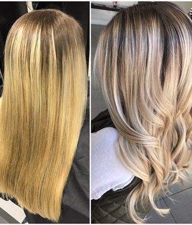 COLOR CONVERSION: 2 Steps To The Perfect Blonde - Hair Color - Modern Salon Hair Color Ash, Ash Highlights, Baylage Hair, Perfect Blonde Hair, Yellow Blonde, Neutral Blonde, Hair With Highlights, Perfect Blonde, Beige Blonde