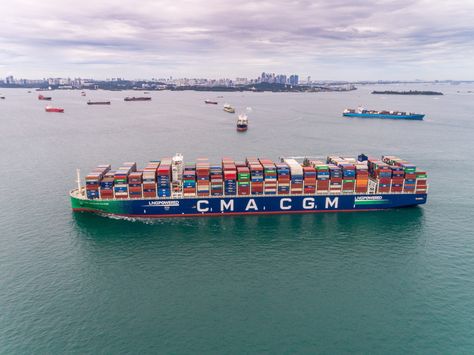 Port Of Singapore, International Maritime Organization, Cma Cgm, Container Shipping, Container Ship, New Order, End Of The Year, Phone Protection, World Records