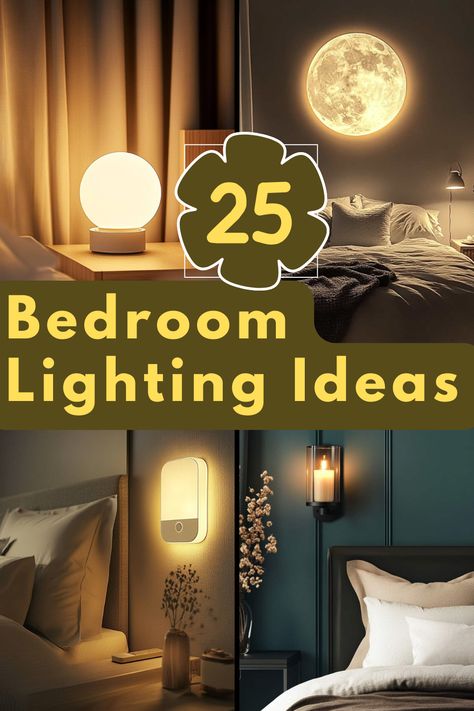 Want to add a personal touch to your bedroom? Explore 25 unique lighting ideas, including neon signs and under-bed lighting, to create a space that reflects your style. #BedroomLighting #HomeDecorIdeas #LightingInspiration #CozyBedrooms #InteriorDesignTips Lights Behind Bed Frame, Led Light Headboard, Clip On Lights For Headboard, Led Lights Behind Headboard, Overhead Bedroom Lighting, Lights Behind Bed, Headboard Lighting Ideas, Rustic Bedroom Lighting, Bedside Lighting Ideas